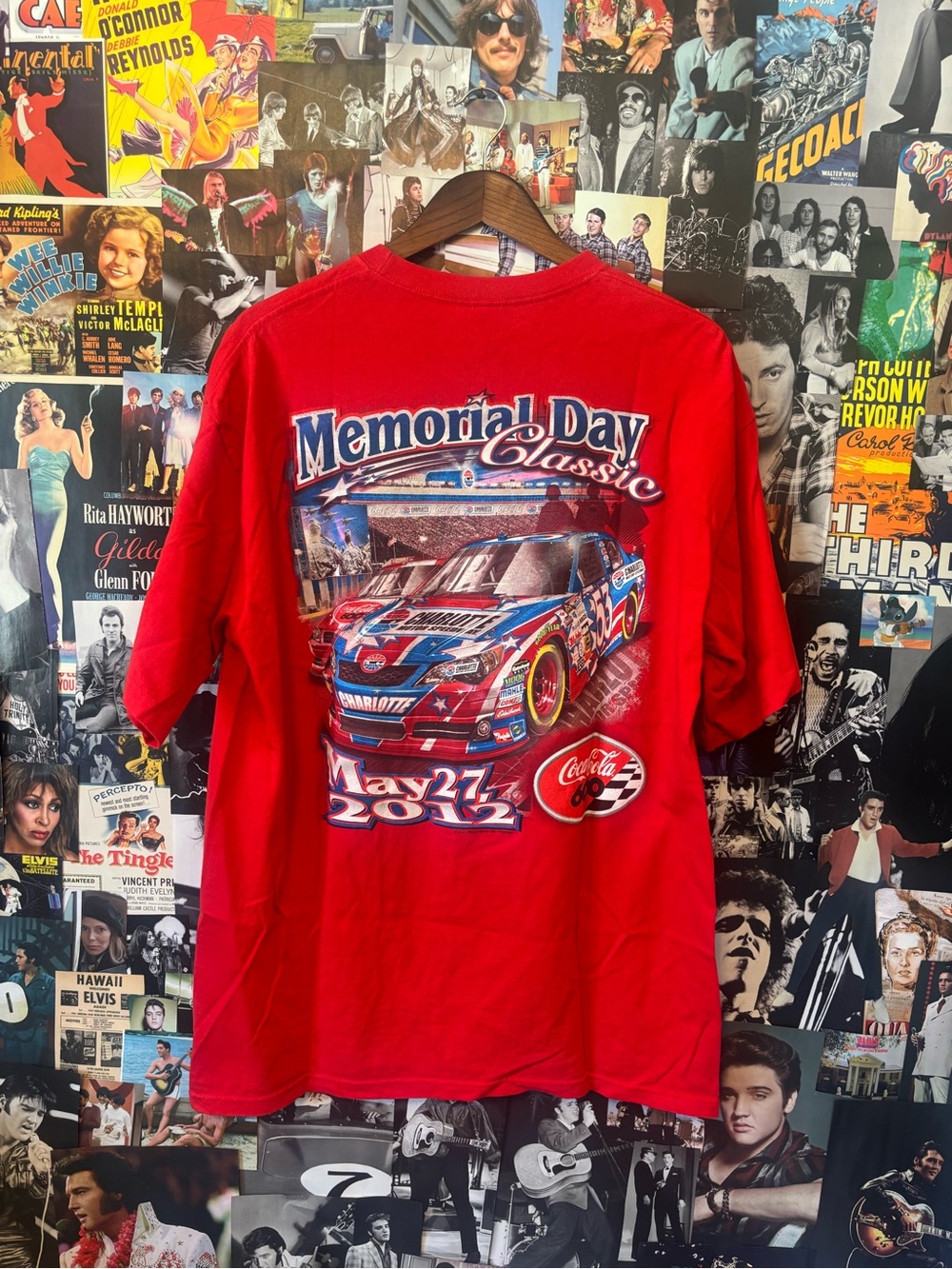 Jensen Red Memorial Day Classic Racing Graphic Tee